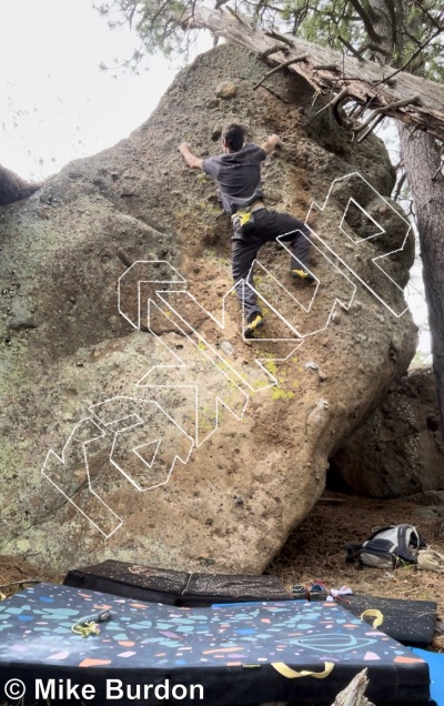 photo of Spaniard Boulder from Castlewood Canyon State Park