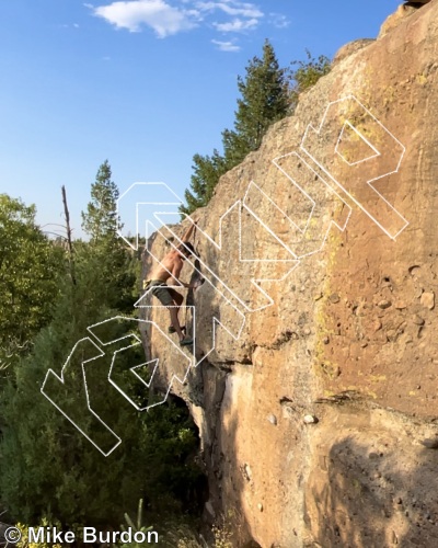 photo of The Dungeon from Castlewood Canyon State Park