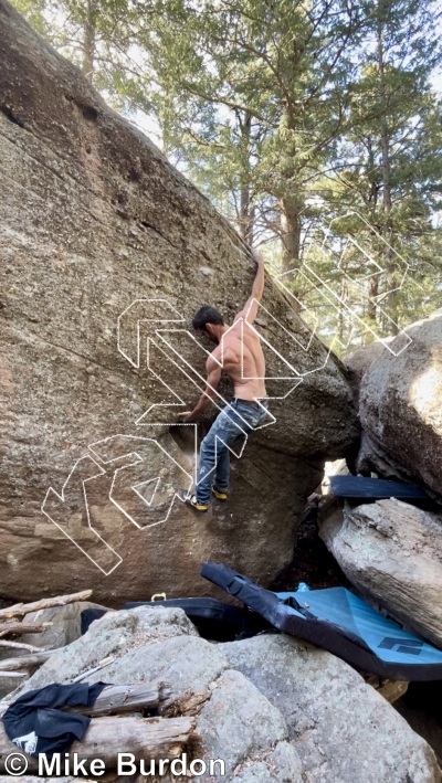 photo of Bloodsport Cave from Castlewood Canyon State Park