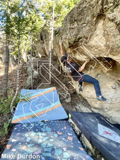 photo of Vision Boulder from Castlewood Canyon State Park