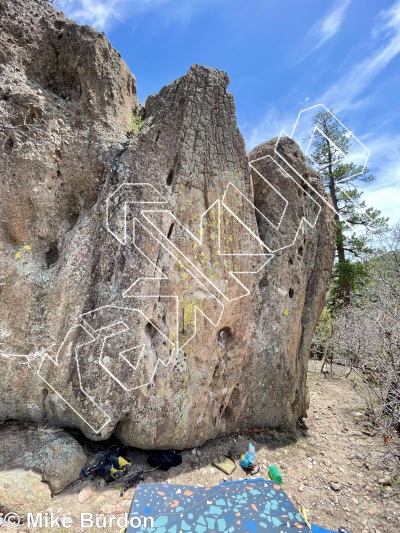 photo of Plate Boulder from Castlewood Canyon State Park