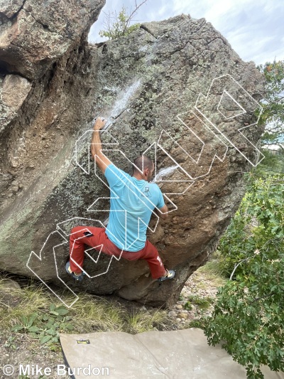 photo of Prayer Boulder from Castlewood Canyon State Park