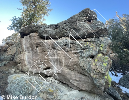 photo of Puzzle Block from Castlewood Canyon State Park