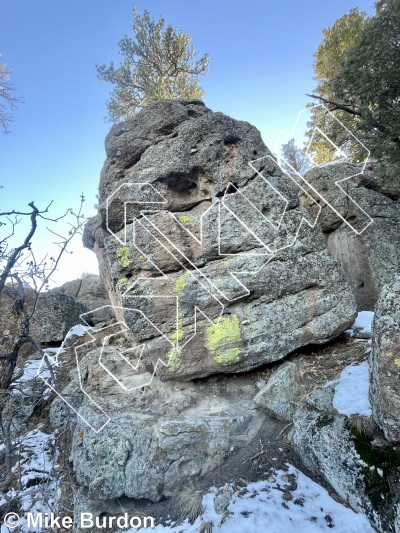 photo of Puzzle Block from Castlewood Canyon State Park