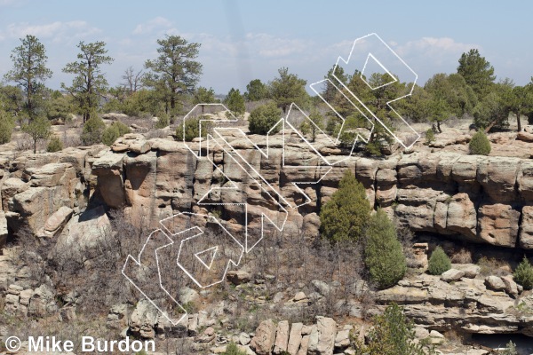 photo of The Rat Cracks from Castlewood Canyon State Park