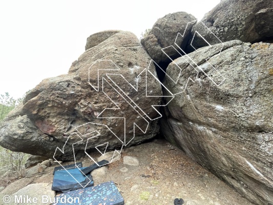 photo of Restoration Cave from Castlewood Canyon State Park