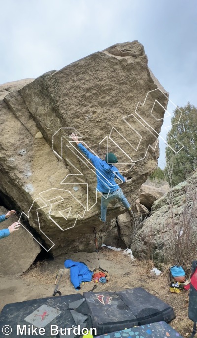 photo of Punani Boulder from Castlewood Canyon State Park