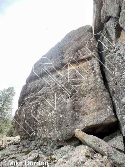 photo of Honeycomb Spire from Castlewood Canyon State Park