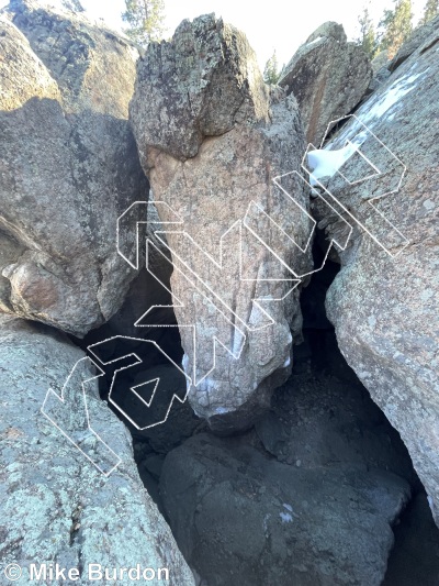 photo of Skylight Cave from Castlewood Canyon State Park