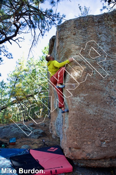 photo of Slab Master Boulder from Castlewood Canyon State Park