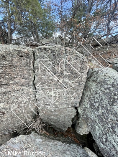 photo of Baptist Blocks from Castlewood Canyon State Park