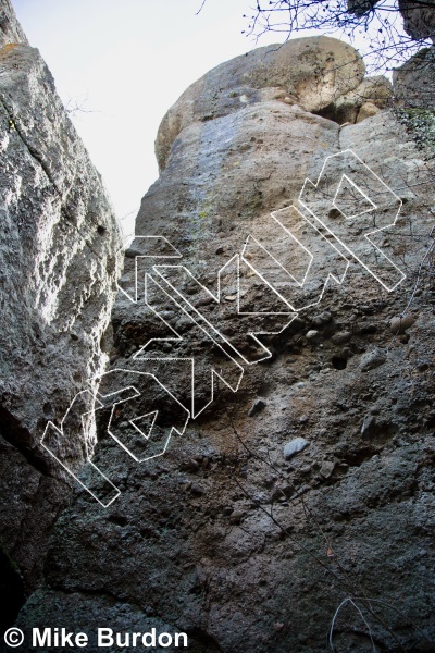 photo of The Grotto from Castlewood Canyon State Park