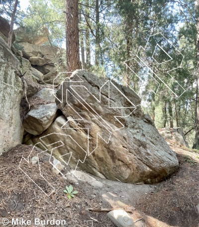 photo of Bloodsport Cave from Castlewood Canyon State Park