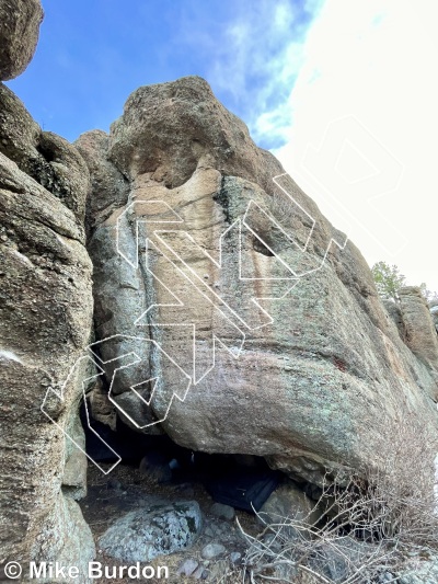 photo of Sunny Block from Castlewood Canyon State Park