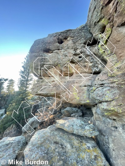 photo of Ted's Hole from Castlewood Canyon State Park