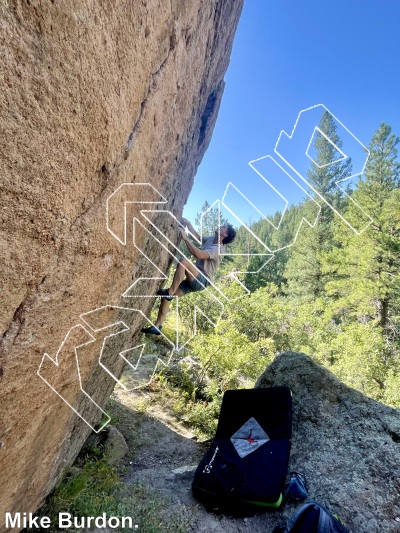 photo of Mitty Boulder from Castlewood Canyon State Park