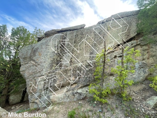 photo of The Slab from Castlewood Canyon State Park