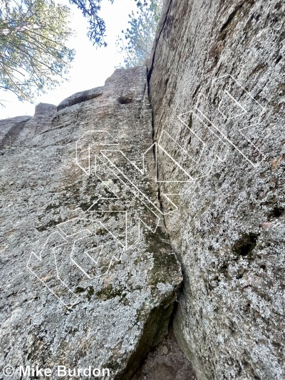 photo of The Proverbial Cracks from Castlewood Canyon State Park