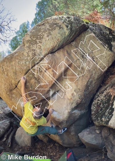 photo of Subzero Boulder from Castlewood Canyon State Park