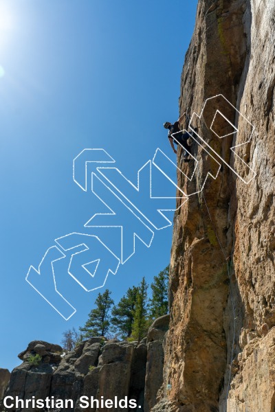 photo of Allied Wall from Castlewood Canyon State Park