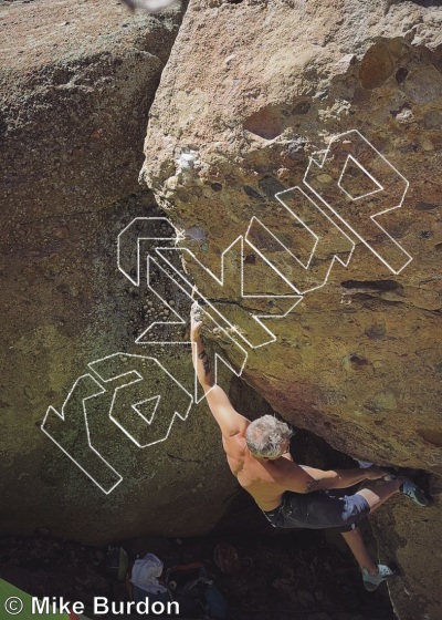 photo of Valentine Boulder from Castlewood Canyon State Park