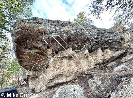 photo of Vision Boulder from Castlewood Canyon State Park