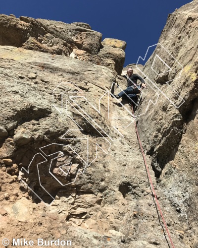 photo of The Vulture Walls from Castlewood Canyon State Park