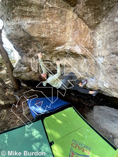 photo of Buddha Cave from Castlewood Canyon State Park