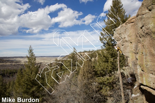 photo of The Dungeon from Castlewood Canyon State Park