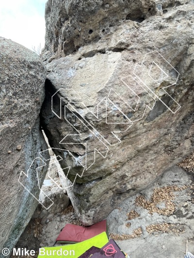 photo of Valentine Boulder from Castlewood Canyon State Park