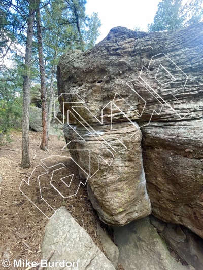 photo of Stage Boulder from Castlewood Canyon State Park