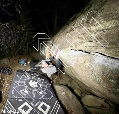 photo of Subzero Boulder from Castlewood Canyon State Park