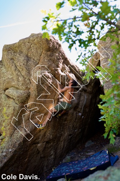 photo of Gap Block from Castlewood Canyon State Park