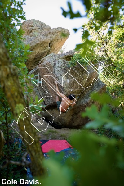 photo of Electric Kite Wall from Castlewood Canyon State Park