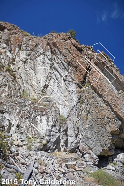 photo of Aqueduct Buttress - West from Big Cottonwood Rock Climbing