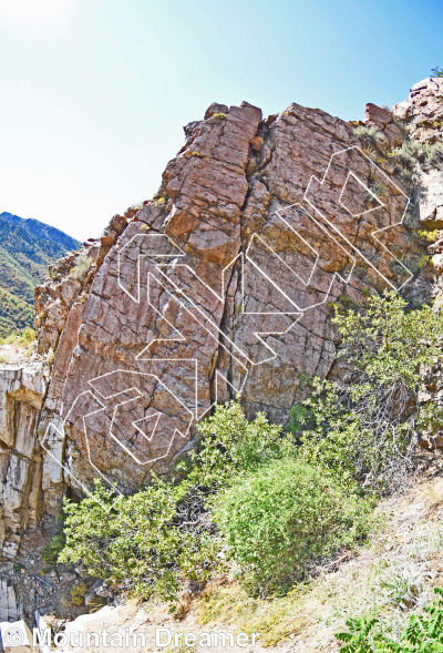 photo of Aqueduct Buttress - East from Big Cottonwood Rock Climbing