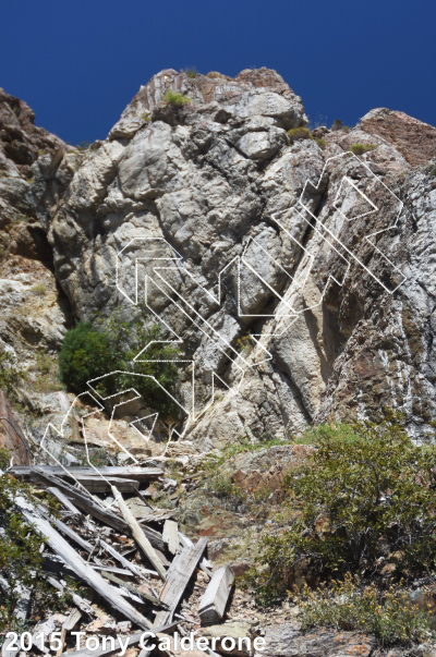 photo of Aqueduct Buttress - West from Big Cottonwood Rock Climbing