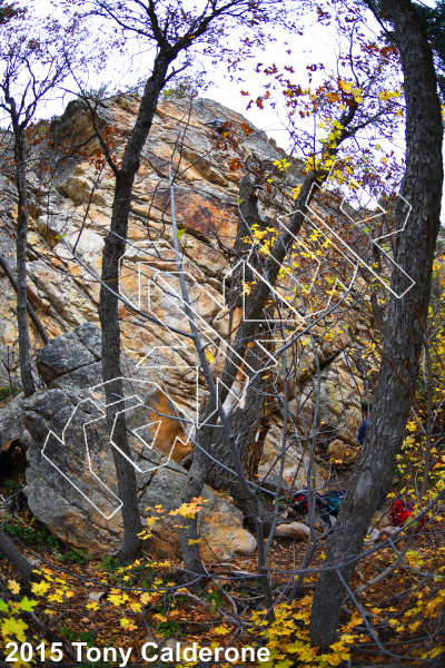 photo of Burnt Wall from Big Cottonwood Rock Climbing