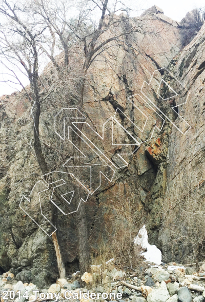 photo of Creekside Crag - South from Big Cottonwood Rock Climbing