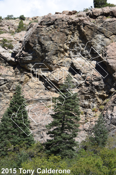 photo of Creekside Crag - West from Big Cottonwood Rock Climbing