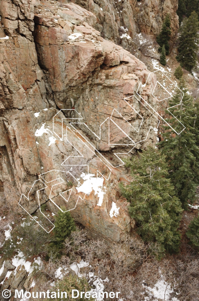 photo of Challenge - North from Big Cottonwood Rock Climbing