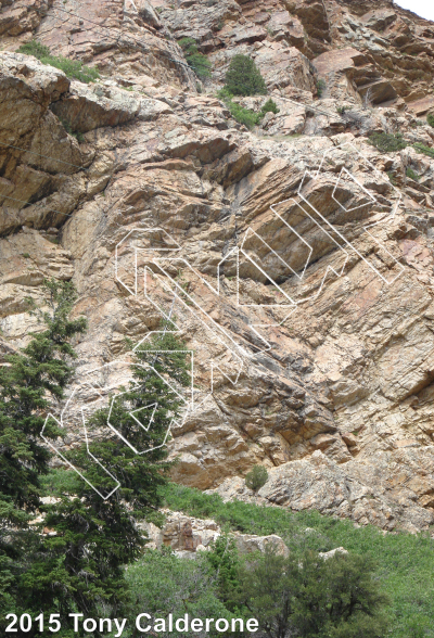 photo of Melting Point, 5.10c ★ at Lower S-Curve from Big Cottonwood Rock Climbing