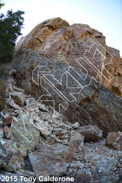 photo of Angle of Repose, 5.10a ★ at The Millstone from Big Cottonwood Rock Climbing