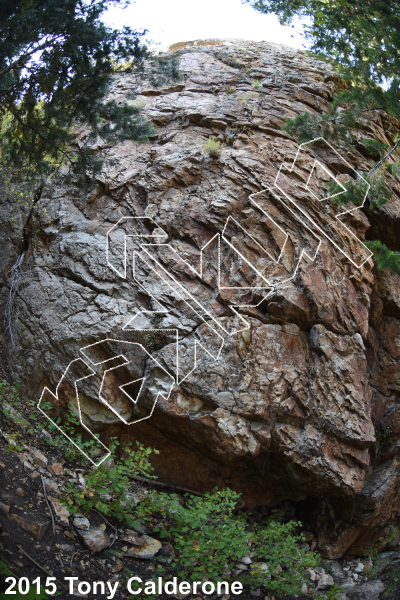 photo of The Millstone from Big Cottonwood Rock Climbing