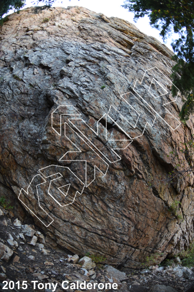 photo of The Millstone from Big Cottonwood Rock Climbing