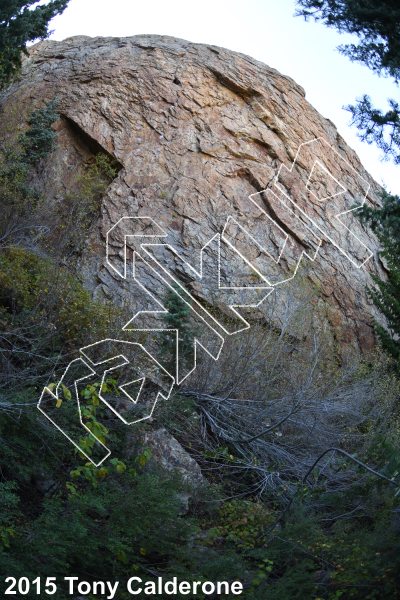 photo of Stone Ground, 5.11b ★★★★★ at The Millstone from Big Cottonwood Rock Climbing