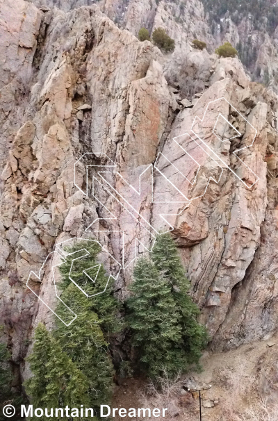 photo of The Island - North from Big Cottonwood Rock Climbing