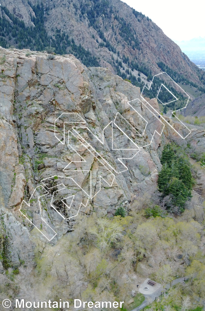 photo of The Island - North from Big Cottonwood Rock Climbing