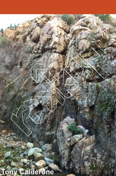 photo of Tree Trimmer Wall from Big Cottonwood Rock Climbing