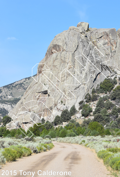 photo of Castle Rock - Low East from Castle Rocks Idaho